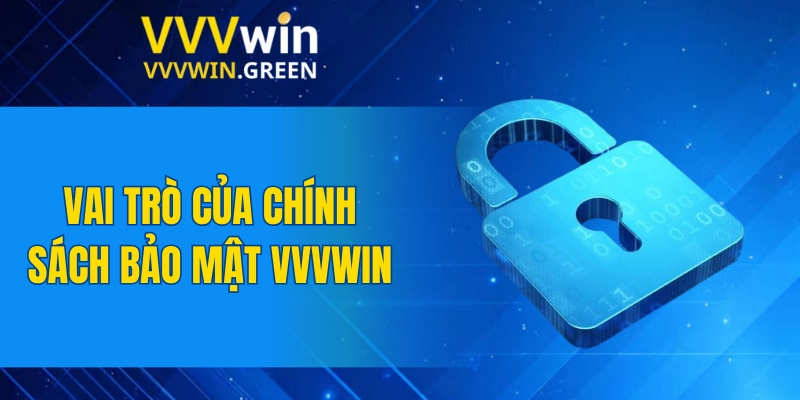 Chính Sách Bảo Mật VVVWIN 6 Vai trò của chính sách bảo mật VVVWIN